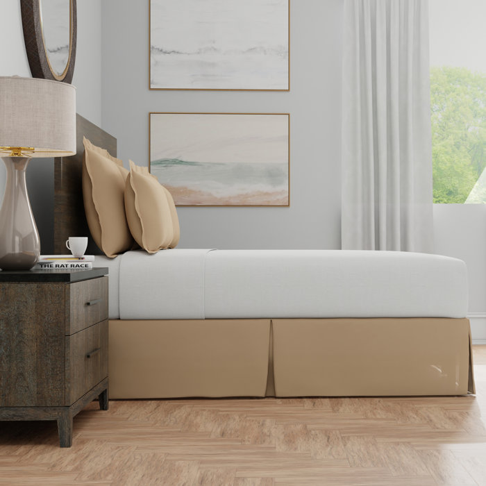 Ophelia & Co. Rolande Pleated Wrinkle Resistant Wrap Around Bed Skirt